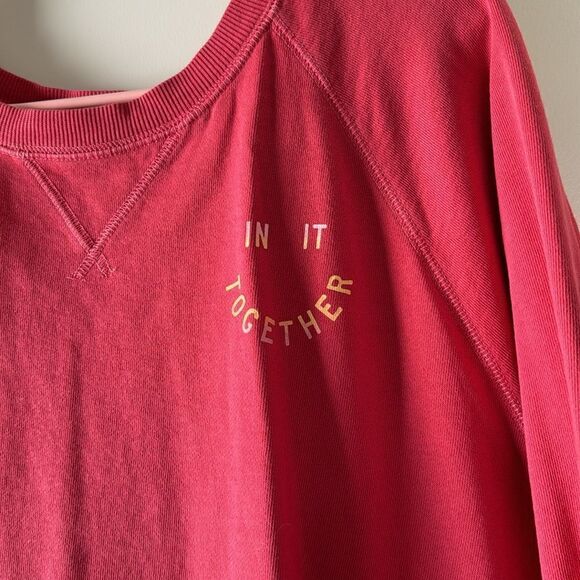 “In it together” quote pullover large / B51 - Picture 2 of 4